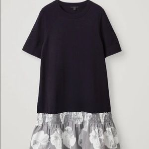 COS Smocked Panel A Line Dress - Brand new